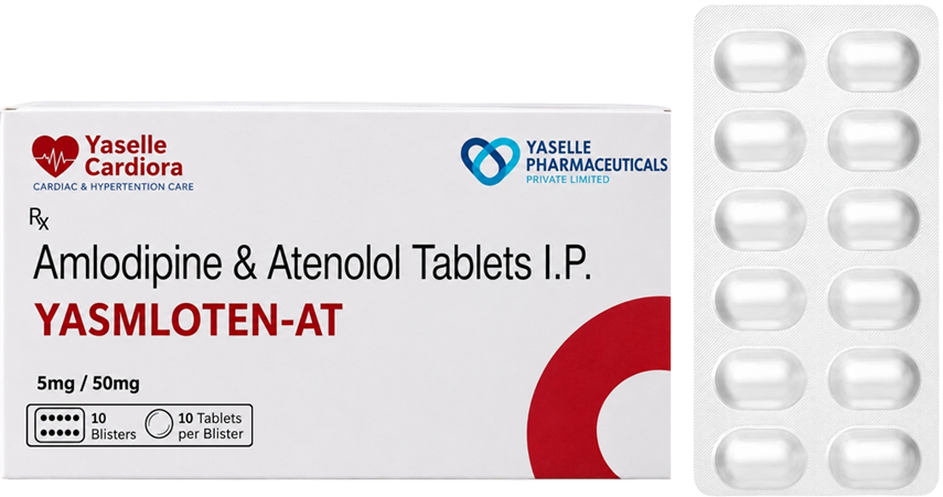 Amlodipine 5 mg + Atenolol 50 mg (Tab)