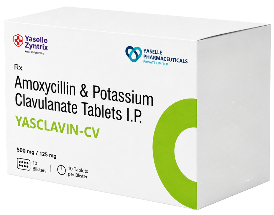 Amoxicillin 500 mg + Clavulanic Acid 125 mg (Tab)