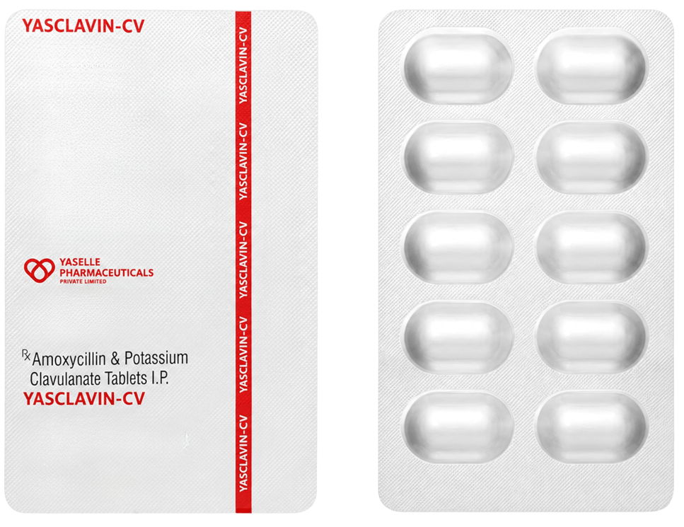 Amoxicillin 500 mg + Clavulanic Acid 125 mg (Tab)