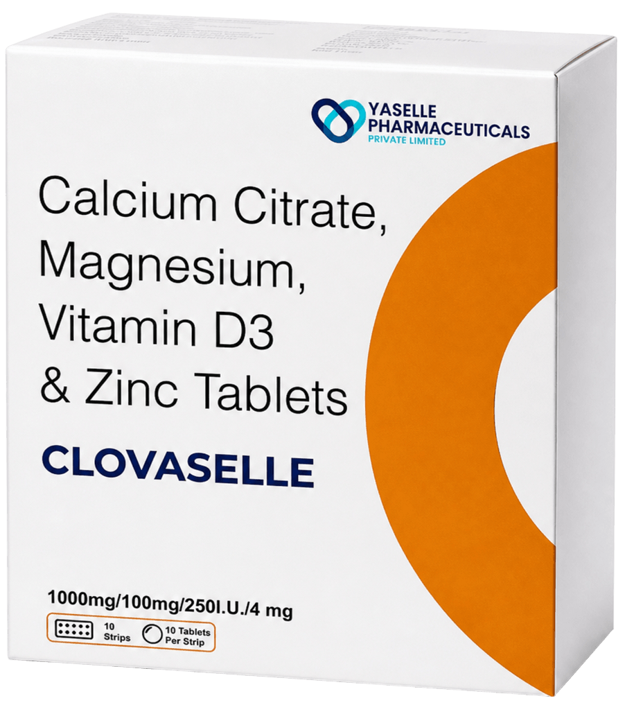 Calcium Carbonate 500 mg + Vitamin D3 250 IU + Vitamin K2-7 45 mcg Tablets