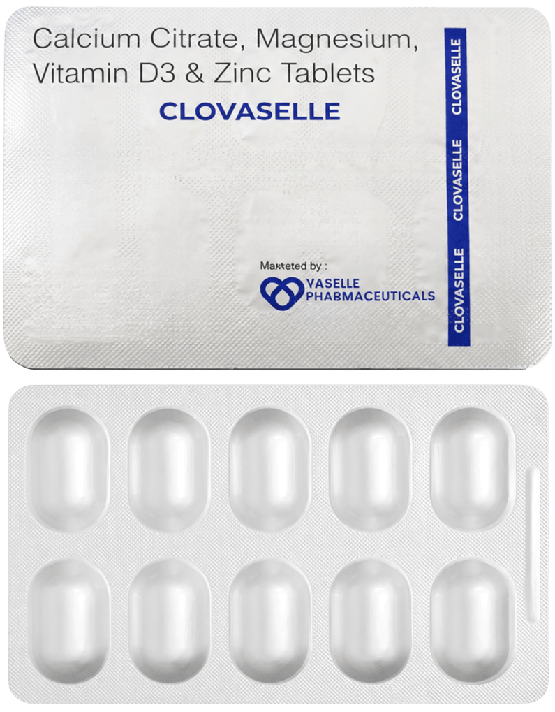 Calcium Carbonate 500 mg + Vitamin D3 250 IU + Vitamin K2-7 45 mcg Tablets
