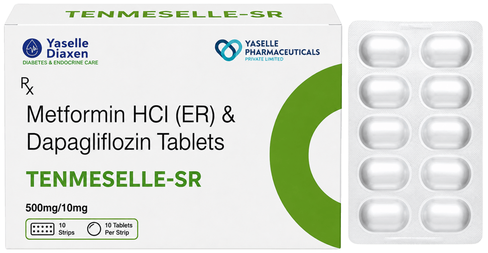 Dapagliflozin 10 mg + Metformin 500 mg SR (Tab)