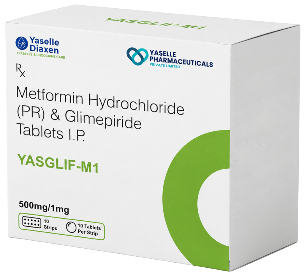Metformin 500 mg + Glimepiride 1 mg (Tab)