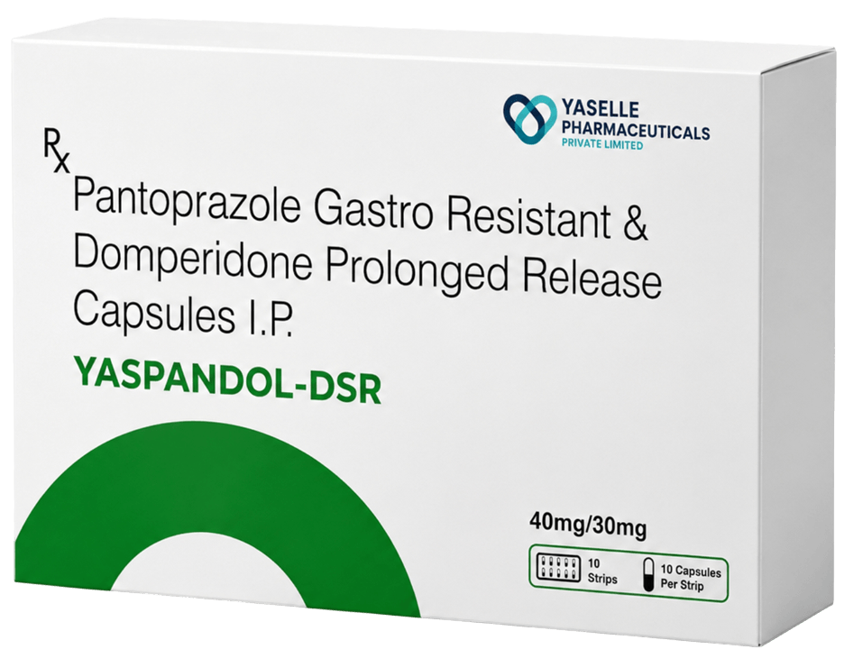 Pantoprazole 40 mg + Domperidone 10 mg (Tab)