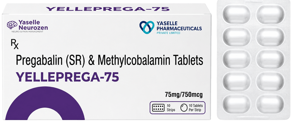 Pregabalin 75 mg + Methylcobalamin 750 mcg (Cap)