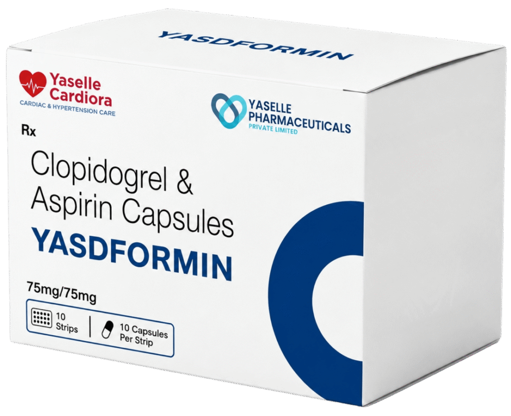 Clopidogrel 75 mg + Aspirin 75 mg (Tab)