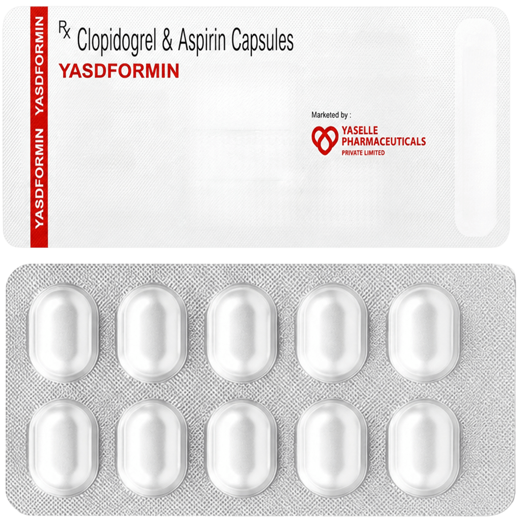 Clopidogrel 75 mg + Aspirin 75 mg (Tab)