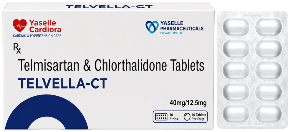 Telmisartan 40 mg + HCTZ 12.5 mg (Tab)