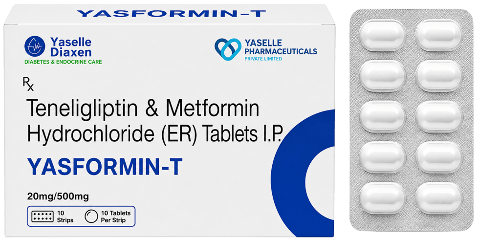 Teneligliptin 20 mg + Metformin 500 mg ER (Tab)